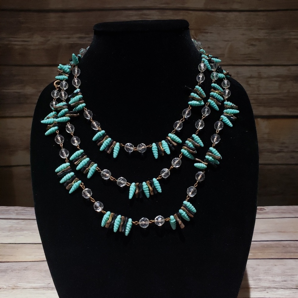 Vintage Miriam Haskell unsigned pre 40s necklace